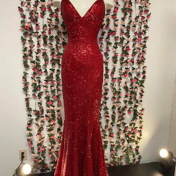 La Femme 31291 Red Size 0 and 2 NWT